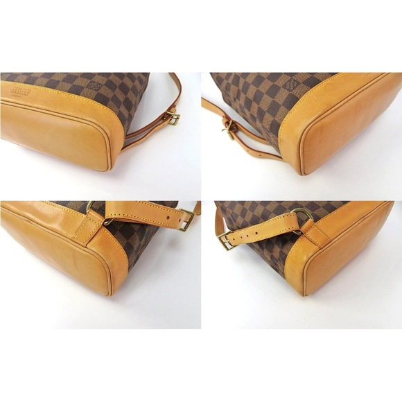 Louis Vuitton Brown and Tan Checkered Backpack - Picture 5 of 14